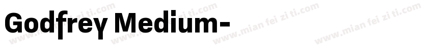 Godfrey Medium字体转换